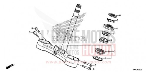 STEERING STEM ADV750J de 2018